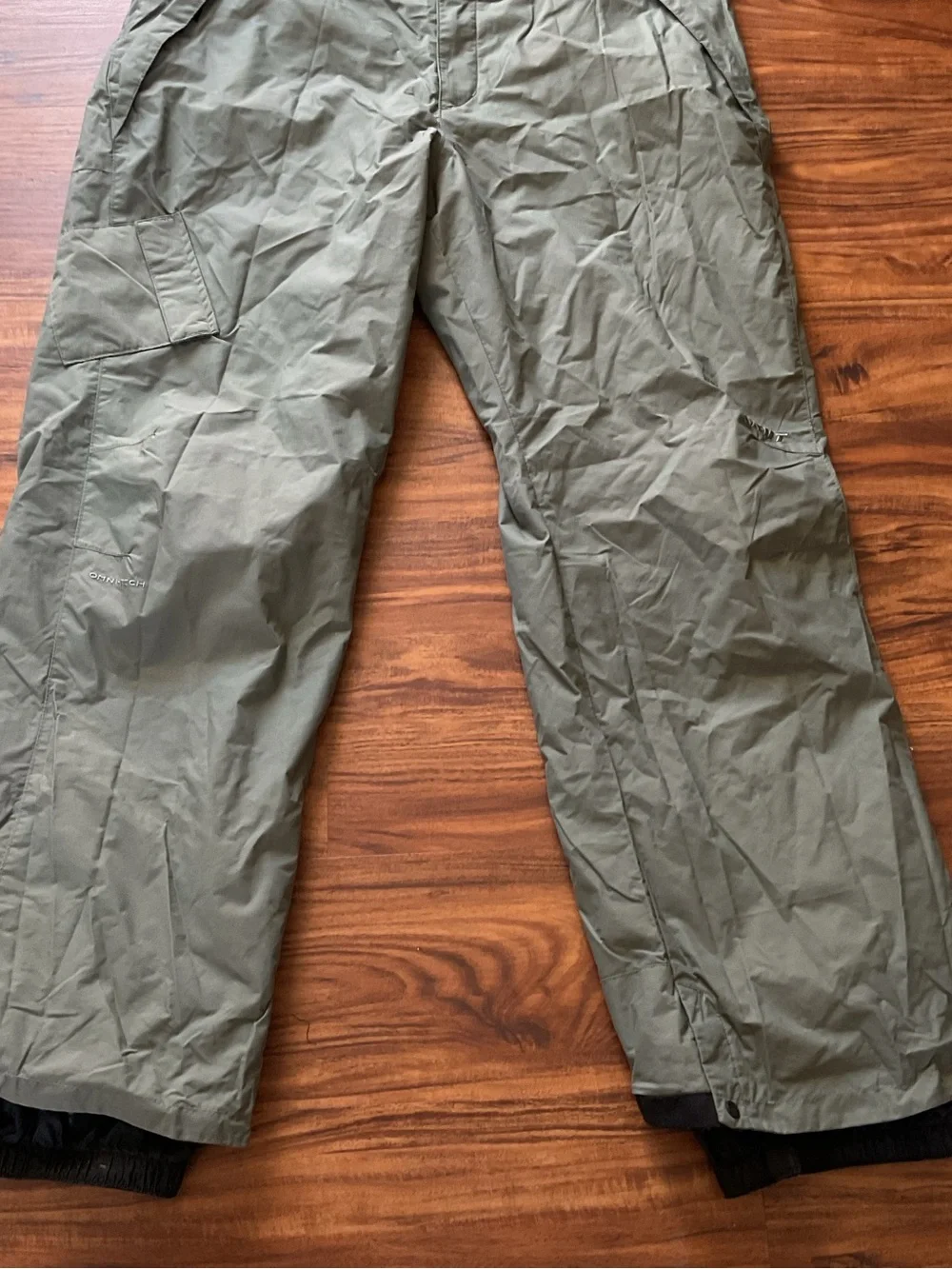 Columbia Titanium Omni-Tech Ski Pants XL Olive Green Waterproof Snowboard - Picture 3 of 4